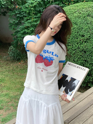 [단독컬러 추가] STRAWBERRY T-Shirts(스트로베리)_2 COLOR
