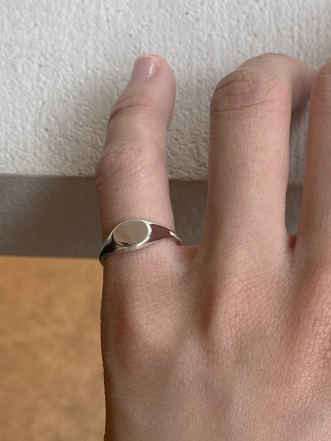 알루엣 베이비 시그넷 링 Baby signet ring