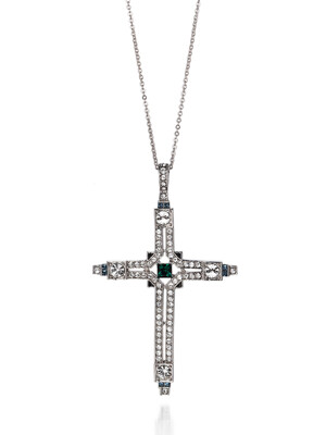 Christie cross necklace