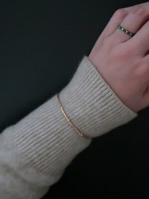 GOLD BAMBOO CHAIN BRACELET