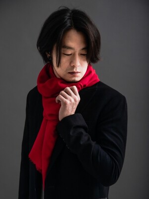 [캐시미어 머플러]Italian Red 이탈리안 레드