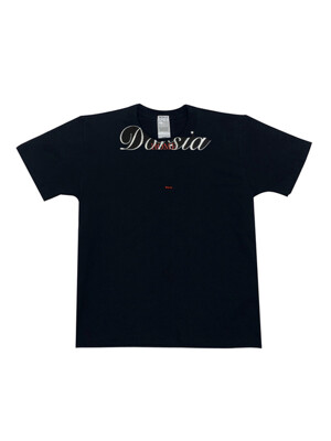 DORSIA printed jersey top - Black