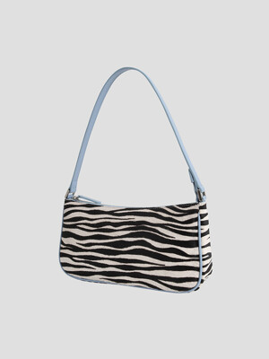 Zebra Calf-Leather Shoulder Bag