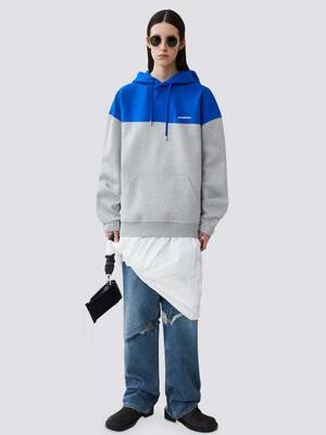 Block hoodie Grey