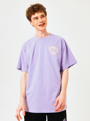 CAP BOY SHORT SLEEVE T-SHIRTS (LILAC)