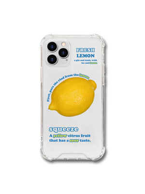 메타버스 범퍼클리어 케이스 클리어톡 세트 - 프레시 레몬(Fresh Lemon)