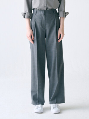 [Day-wool] Summer Wool Wide-leg Trousers_2color