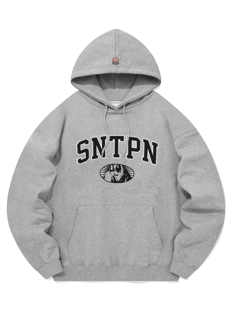 티셔츠,티셔츠 - 세인트페인 (SAINTPAIN) - SP SNTPN ARCH LOGO HOOD-MELANGE GRAY