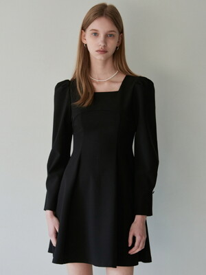 SQUARE NECK MIDI OPS_BLACK