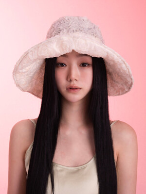 CHERRY BLOSSOM WIDE HAT 체리블라썸 와이드 햇_3 COLORS (선물포장)