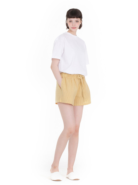라운지웨어 - 포베레 (FOVERE) - 샌드 스트라이프 여성 shorts