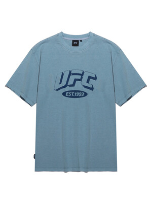UFC 아치 로고 릴렉스핏 반팔 티셔츠 블루 U2SSU2337BL