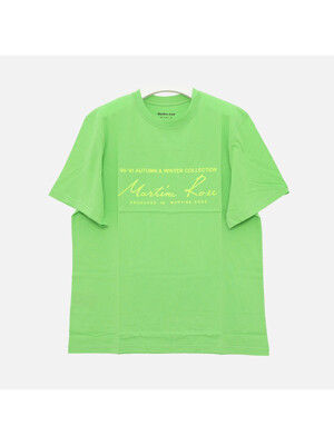[까르피]마틴로즈 23SS CMRSS23603B FLURO GREEN 티셔츠