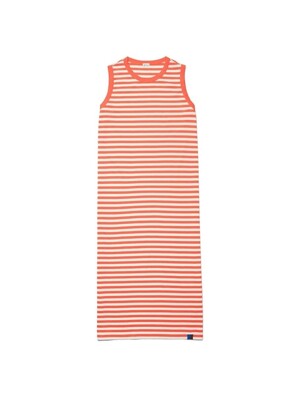 THE TANK DRESS - POPPY/CREAM