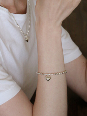silver925 heart saver bracelet