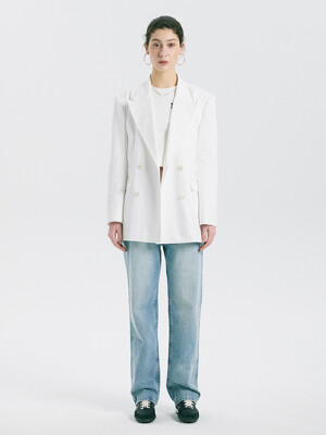 WHITE DOUBLE JACKET_WHITE