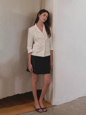 Soft Linen jacket - White