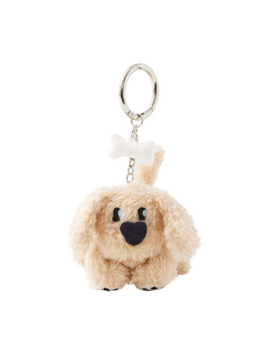 EMIS PUPPY KEYRING-BEIGE