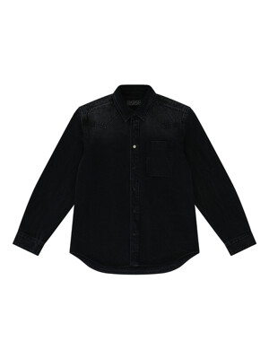 Black Basic Shirts-M