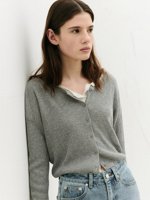ROLAROLA ♥ 2WAY WOOL KNIT HOODED ZIP-UP /追跡付 로라로라
