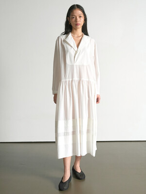 Shirt Long Dress White
