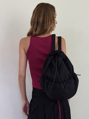 DRAWSTRING LIGHT BAG (black)
