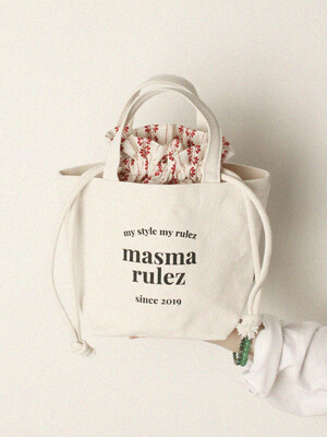 Canvas tote bag_Ivory