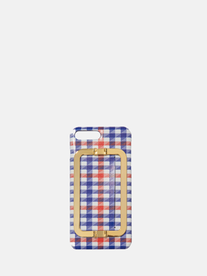 IPHONE 7/8 PLUS CARD CASE MULTI CHECK