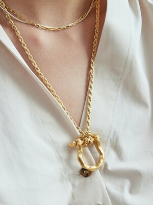 Shackle Necklace_Gold/Silver