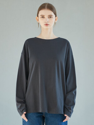 보트 넥 긴팔 티셔츠 MLT112 / 4color