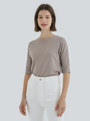 FRENCH HALF TOP(GRAY)