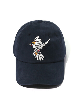 Peace and Love Bird Cap Navy