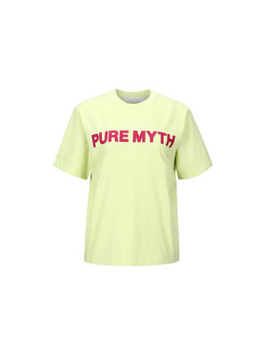 PURE MYTH-PRINT T-SHIRT (LIME)