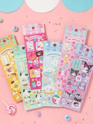 [Sanrio] 스위트 마켓 스티커 (6종)