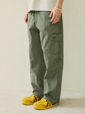 unisex symbol logo cago string pants(3col)