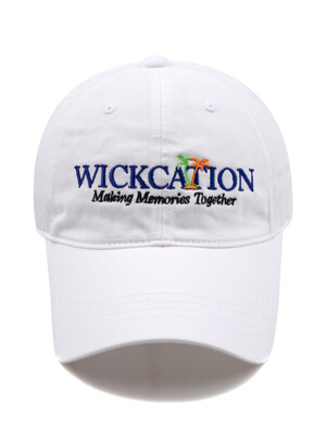 WICKCATION 워싱 볼캡-화이트
