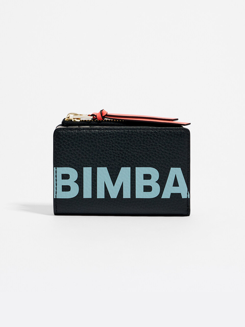 지갑 - 빔바이롤라 (BIMBA Y LOLA) - 블랙 레더 직사각 지갑 B236AIV019BKF