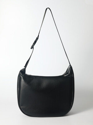 [에어팟 파우치증정] Leather messenger bag - Black