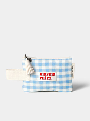 Mini strap pouch _ 스프링 미니 블루
