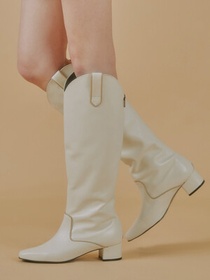Cream boots / 크림 부츠 (ivory)