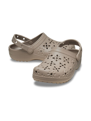 [Unisex] 성인 CLASSIC FLORAL CUT OUT CLOG TAU (25SUCL210927)