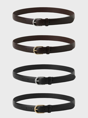 25MM CLASSIC ITALIAN LEATHER BELT - 4COLORS