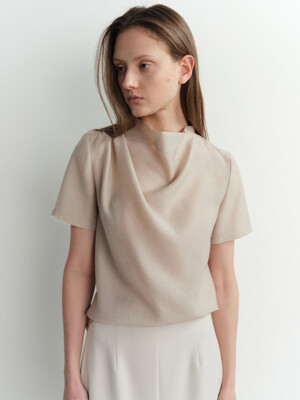 COWL NECK BLOUSE (3 COLORS)