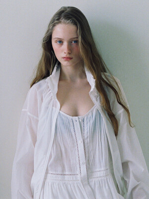 Packable Sheer Shirring Jumper