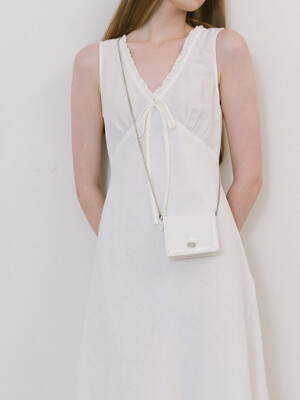 Crack Chain Mini Bag - Ivory
