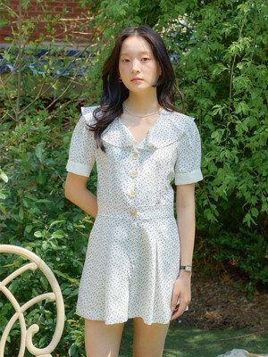 Vintage Collar Jumpsuit_ Ivory