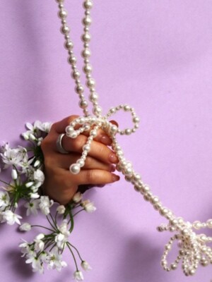 Dreaming Pearl Ribbon Strap