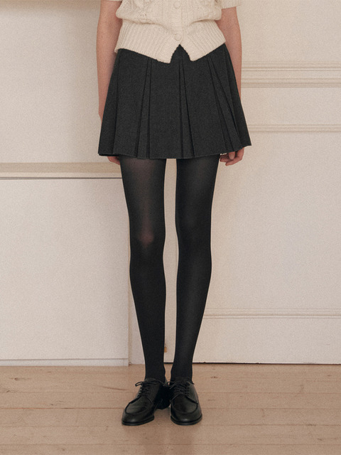 플로움 [한정특가] Classic Pleats Mini Skirt(2color)