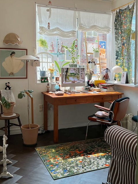 플러피아카이브 Secret Garden, landscape rug