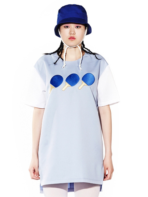 THE PING PONG CLUB BLOUSE_SKYBLUE
